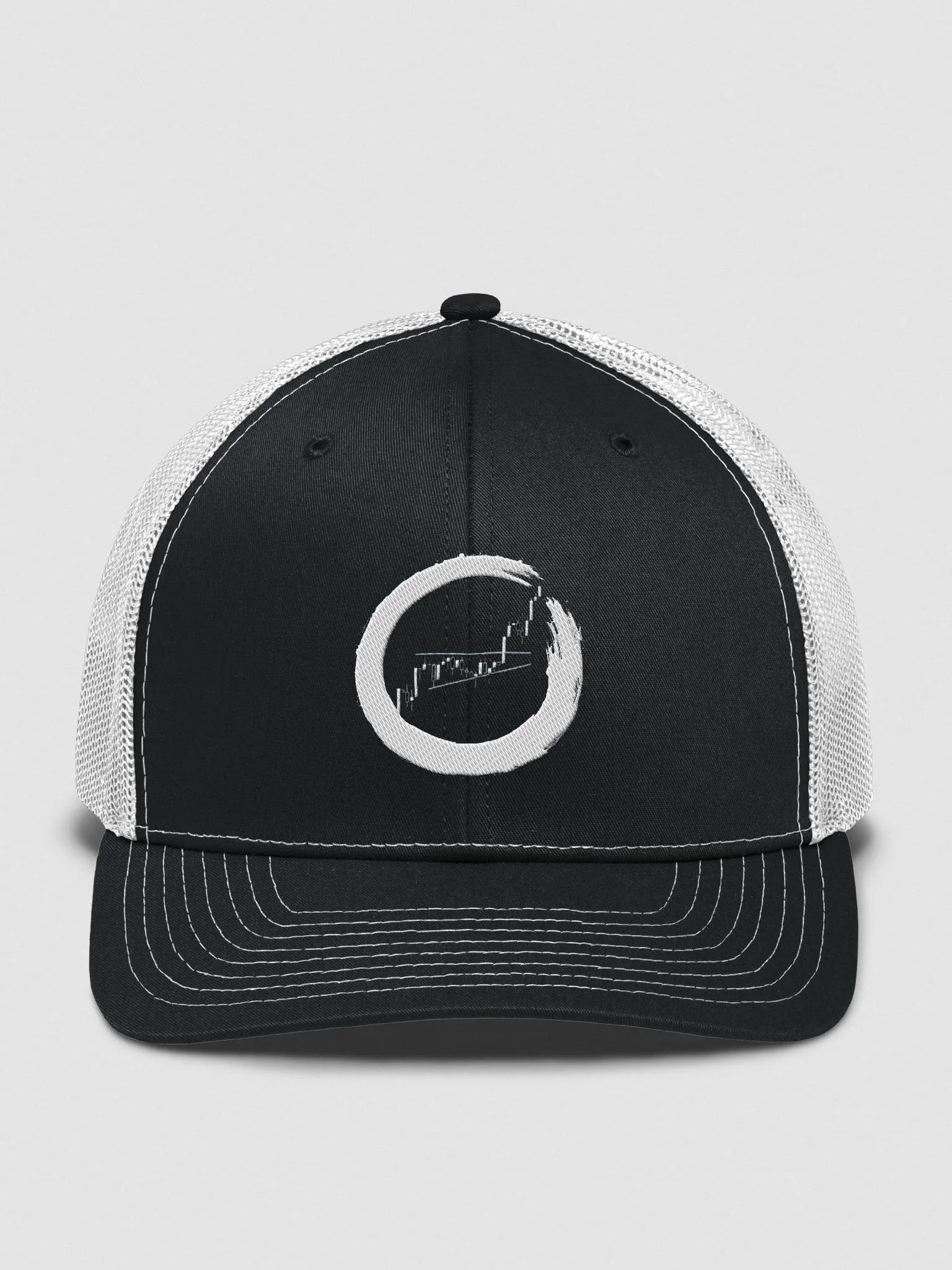 Trucker Hat (Black & White) product image (1)