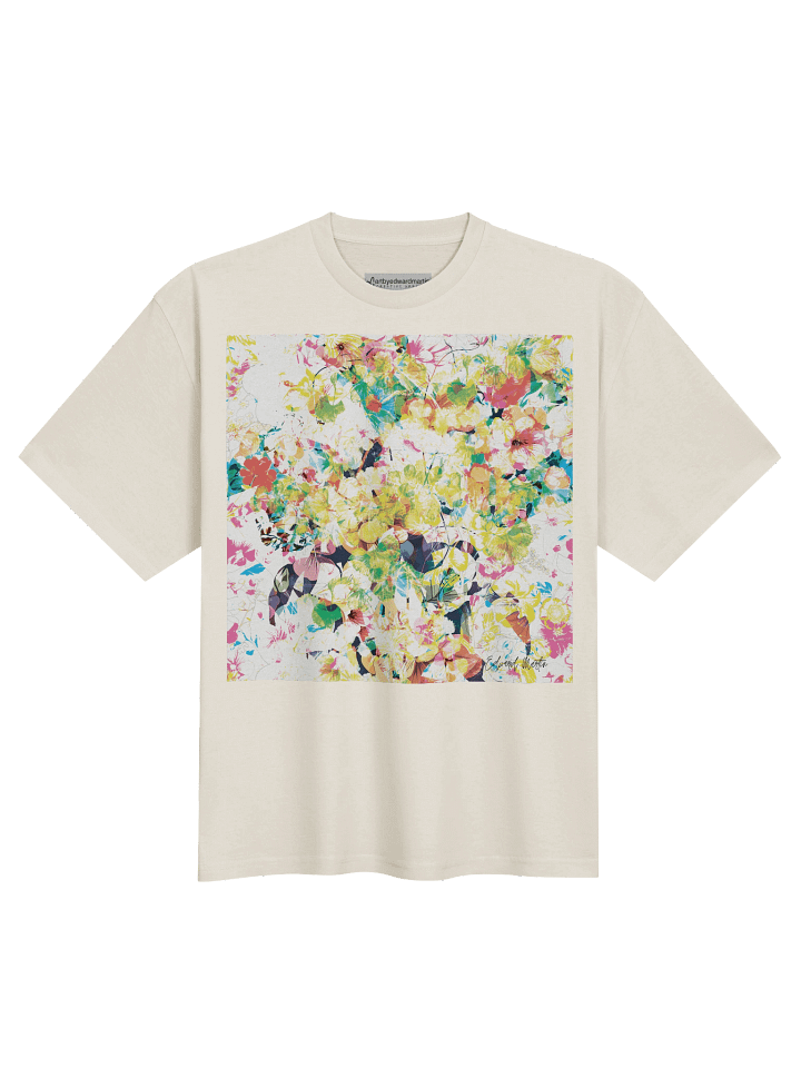 'Efervescencia Floral' (Floral Effervescence} by Edward Martin Oversized Tee product image (2)