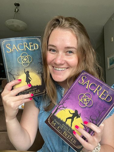 Best birthday gift EVER!!! Received the first ever copy of Sacred Book 2: Flames of the Awakened this afternoon!! Can’t belie...