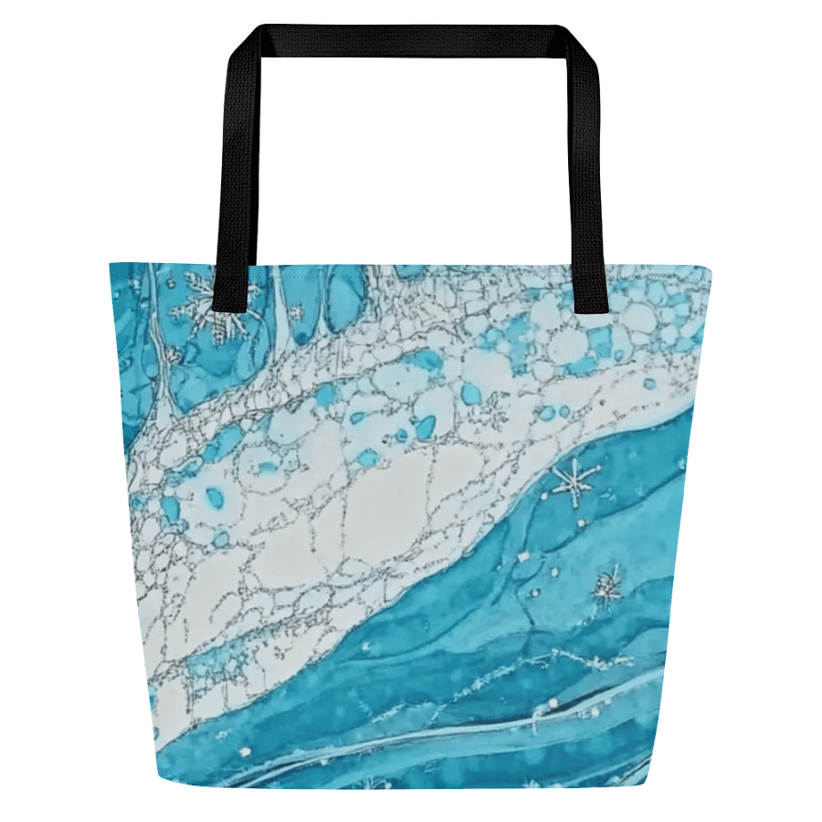 Winter Frost, Large Tote Bag W/Pocket product image (5)