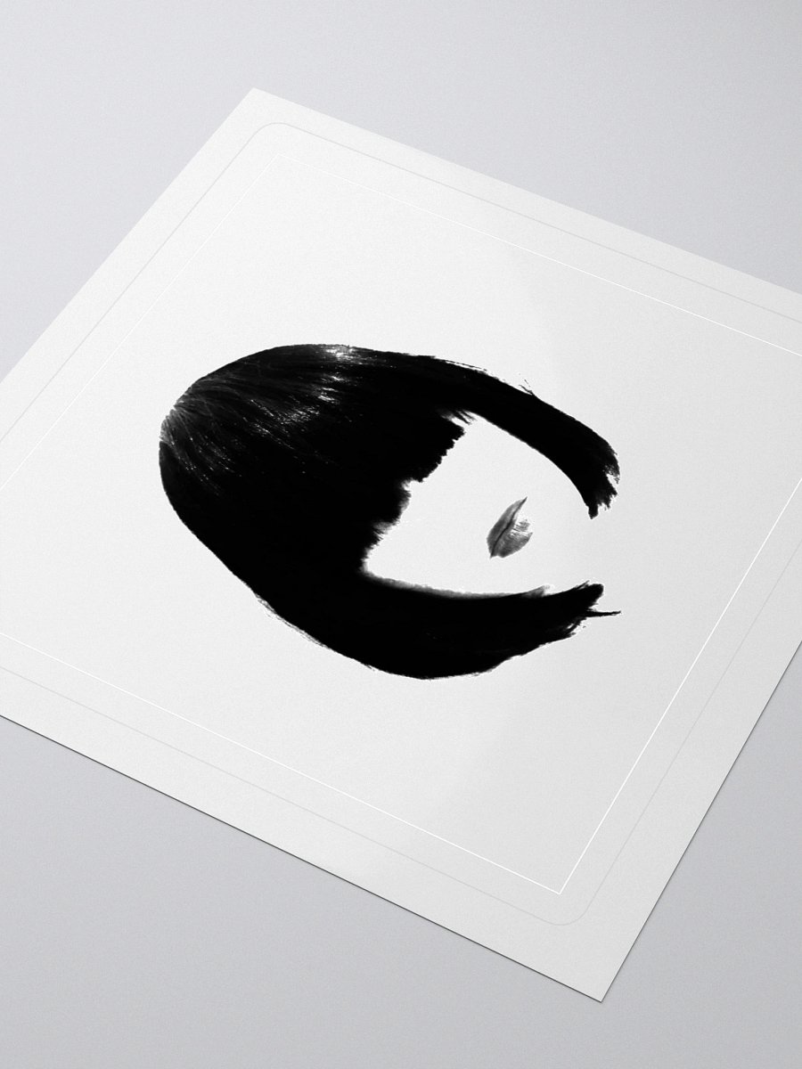 ALESSA GILLESPIE - Face Logo Sticker (White) product image (8)