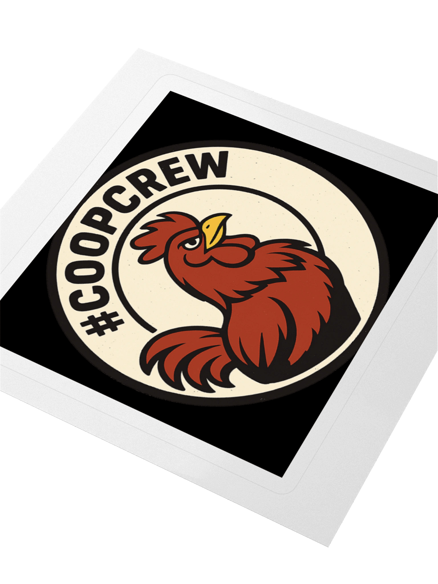 Rooster #COOPCREW Kiss Cut Stickers product image (12)