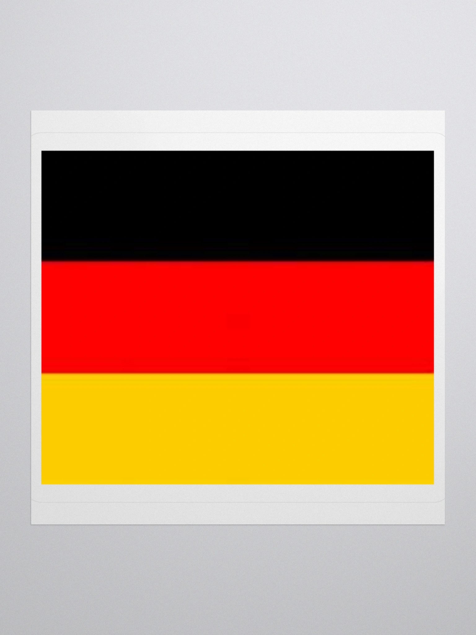 Germany Flag Sticker | Black Red Yellow Design | Durable Vinyl | 3 Sizes product image (1)