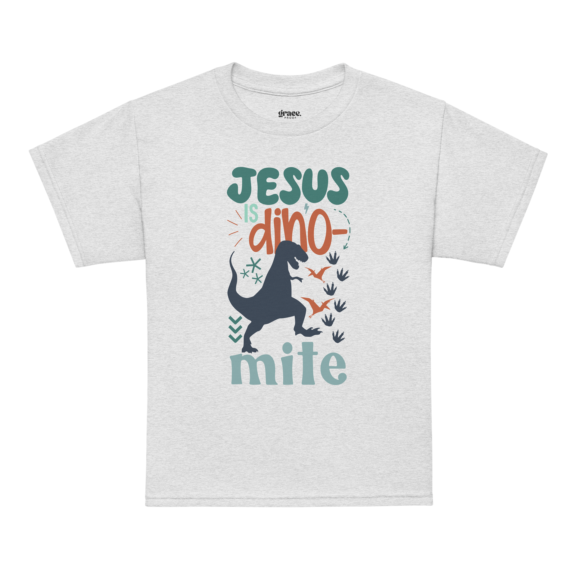 Jesus Is Dino-mite Kids Tee product image (8)