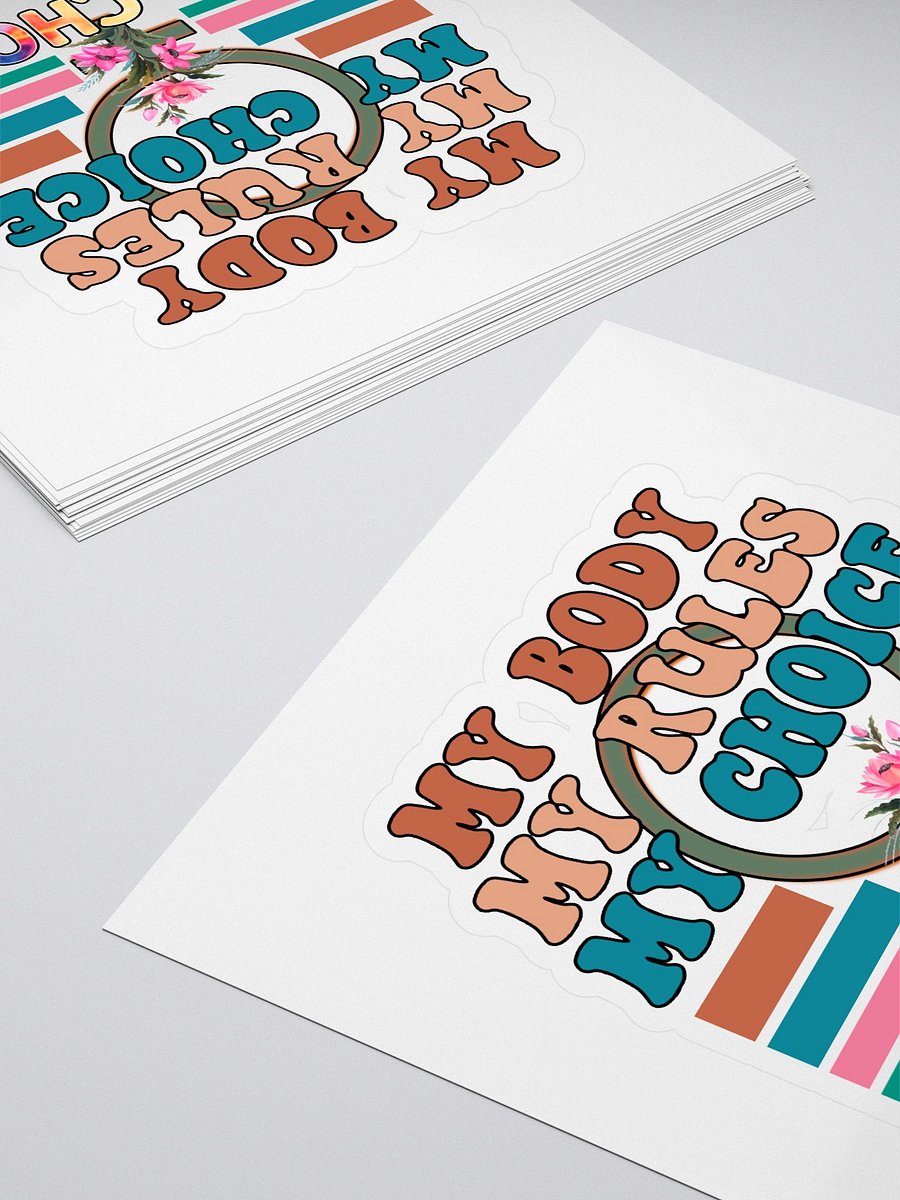 My Body, My Rules, My Choice Stickers product image (4)