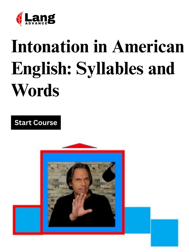 Intonation in American English: Syllables and Words product image (1)