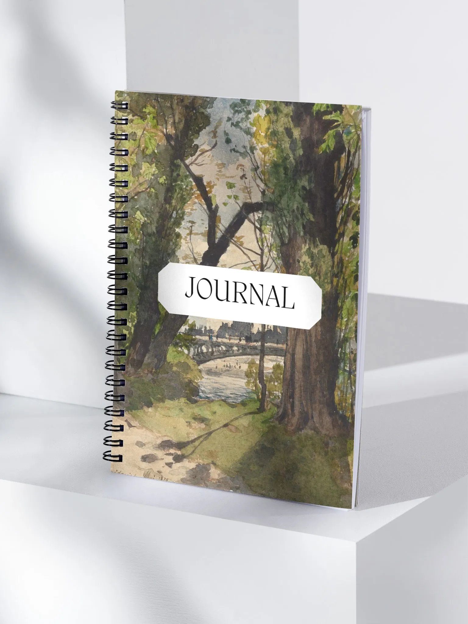 Gorgeous Watercolor Nature Forest Lovers Journal Spiral Notebook product image (4)
