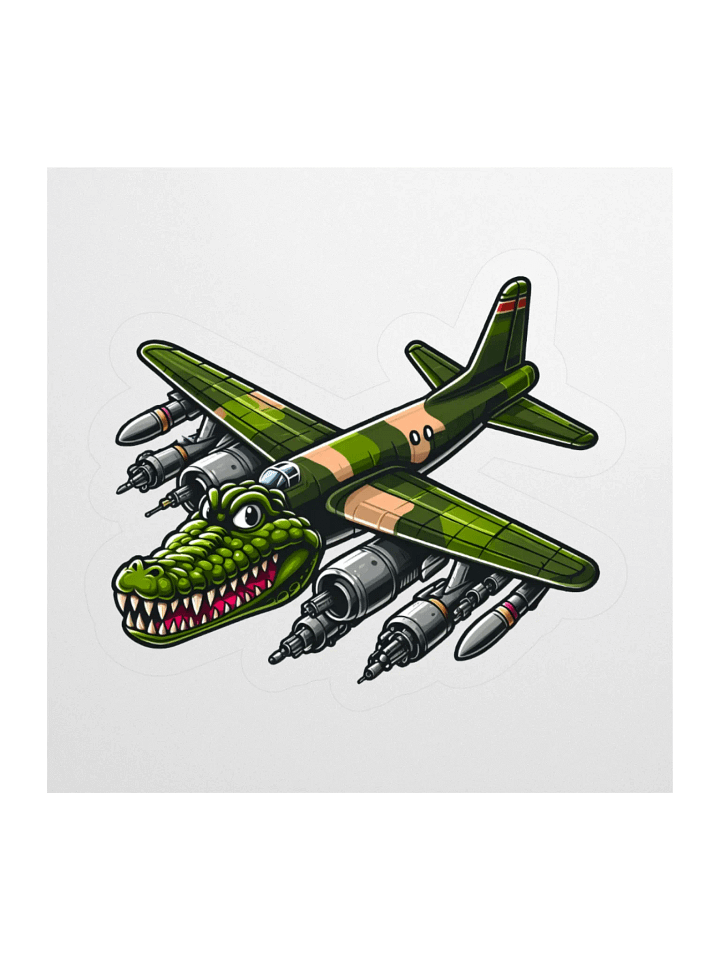 Bombardiro cartoon style Sticker product image (1)