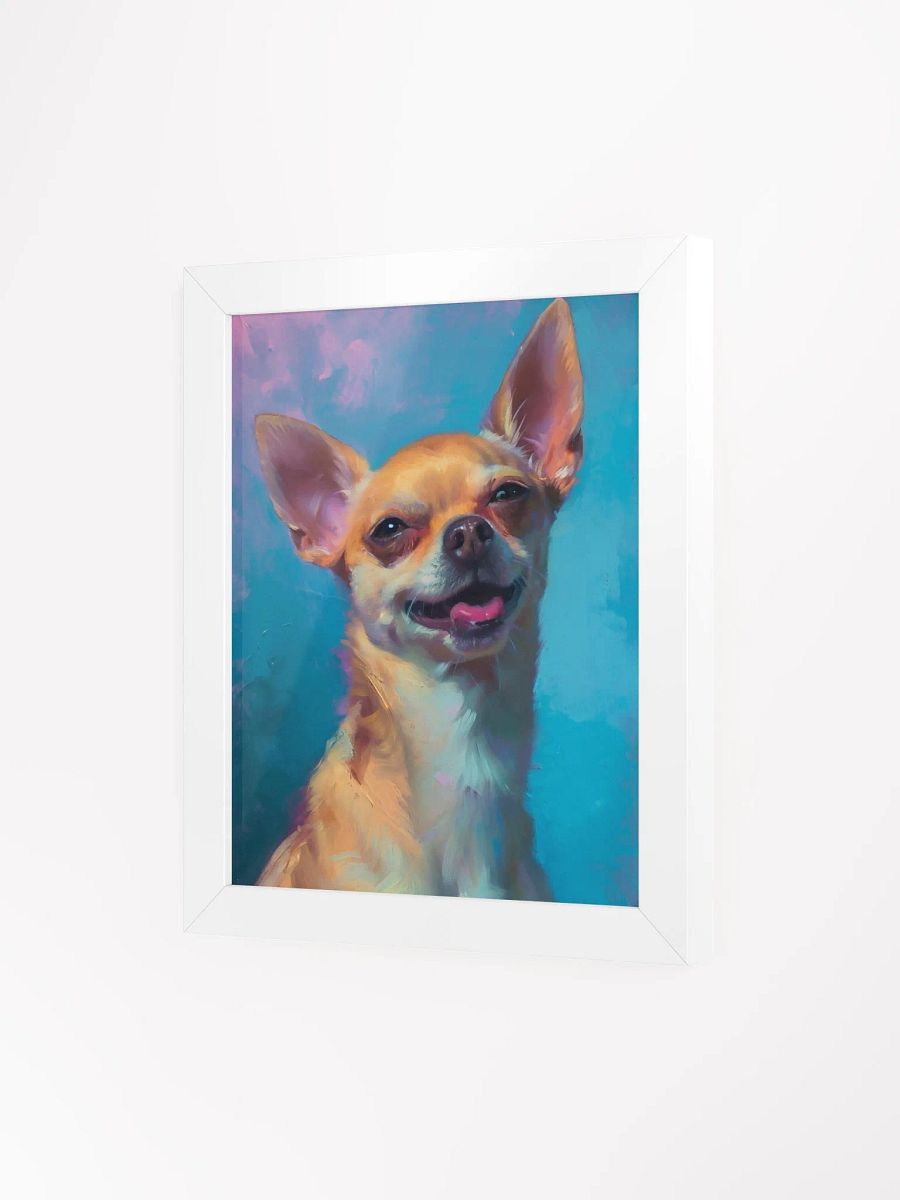 Vibrant Chihuahua Impressions Framed Poster product image (3)