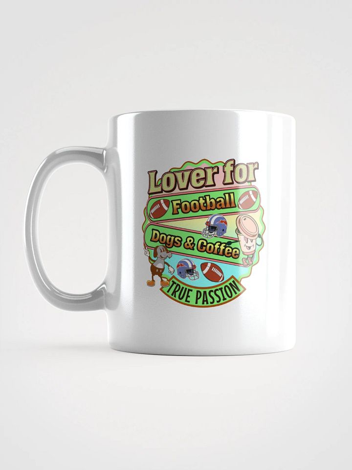 Lover For Dogs Coffee Football Mug product image (1)