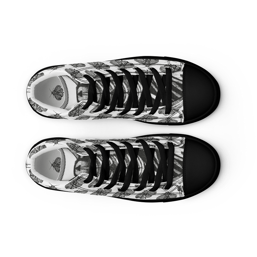 Moth - Men's High Top Canvas Shoes product image (12)