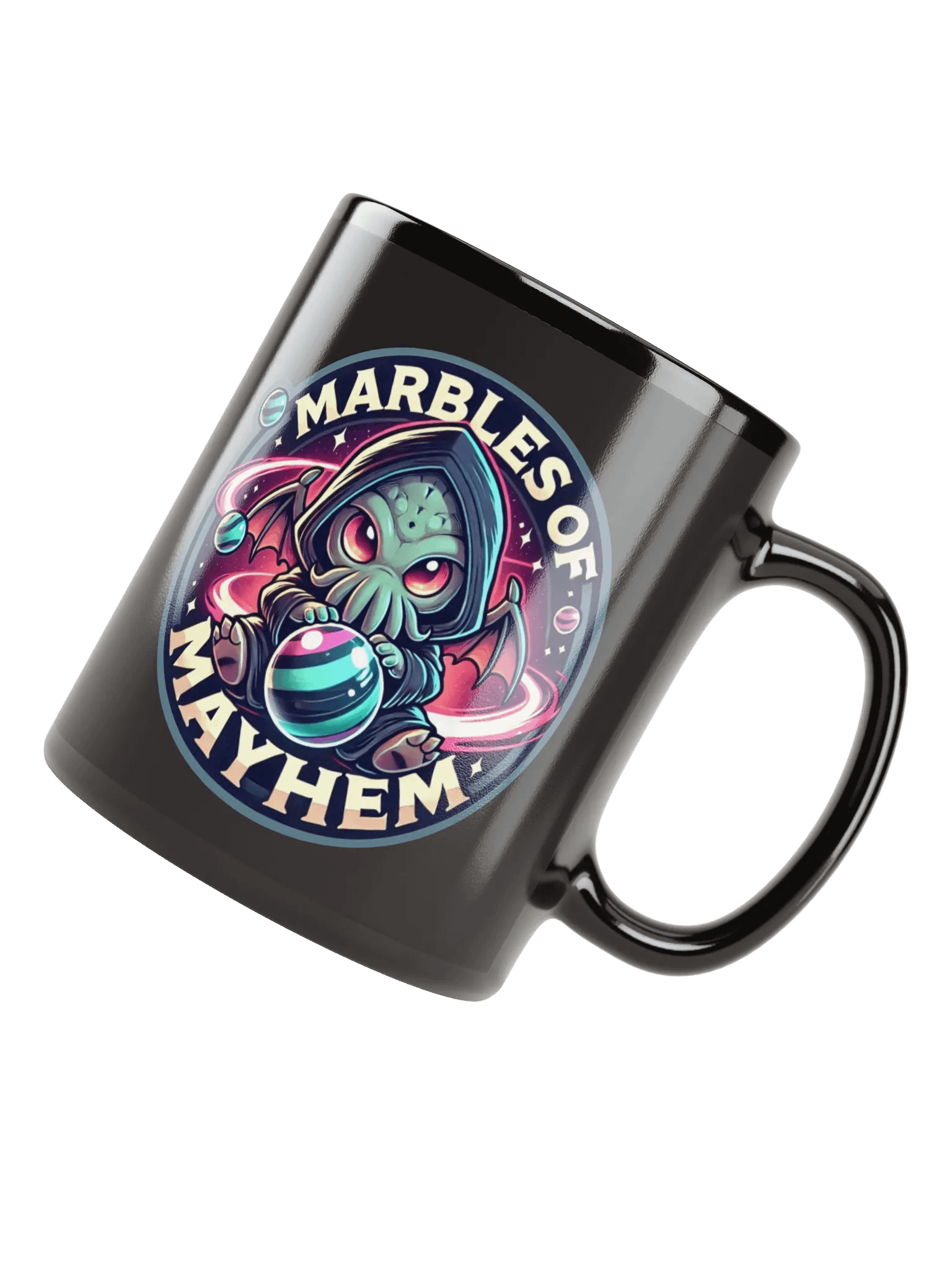 Marbles of Mayhem Black Mug product image (7)
