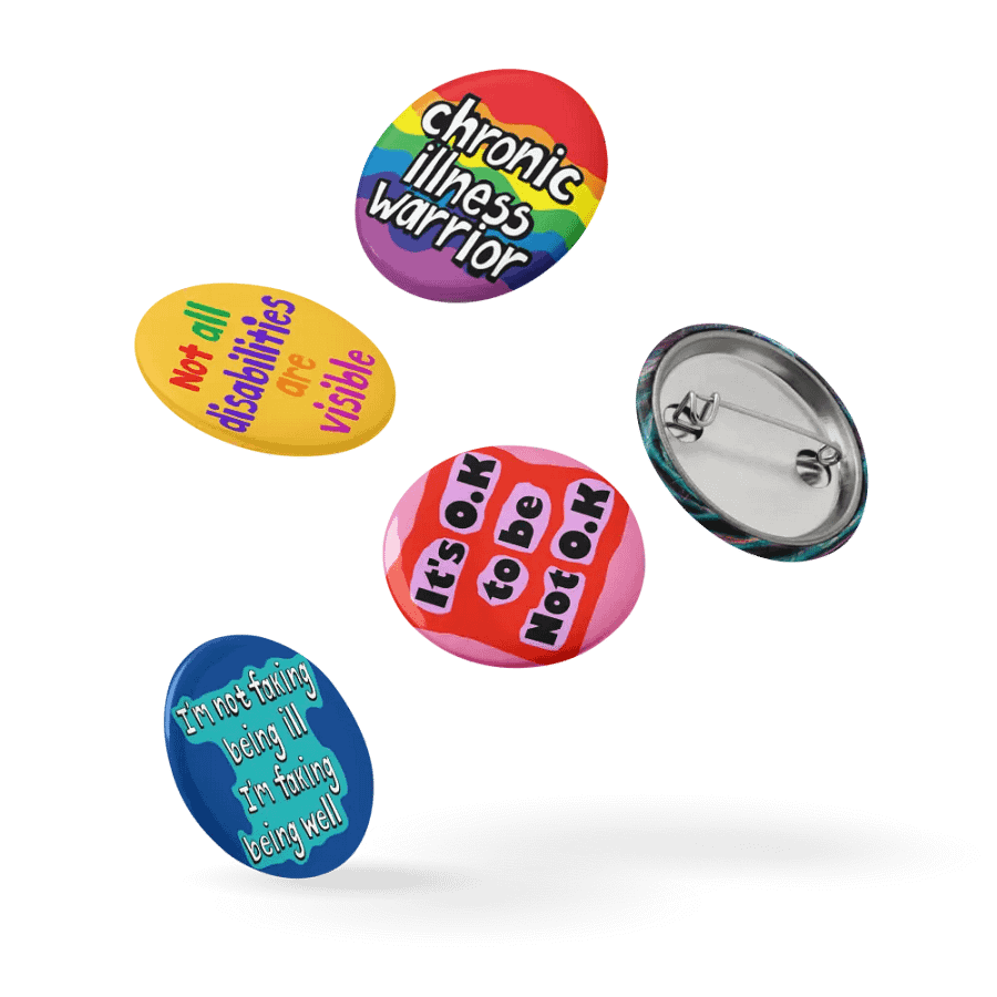 Hidden disabilities pin button badges product image (9)
