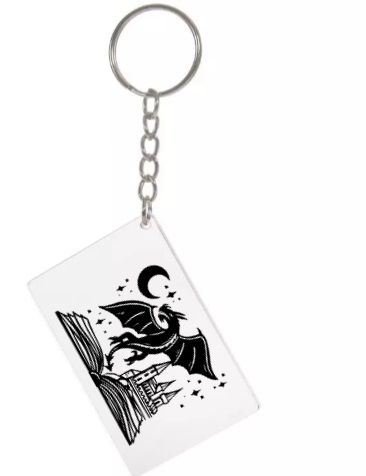 Dragon/ Book Key Chain product image (3)