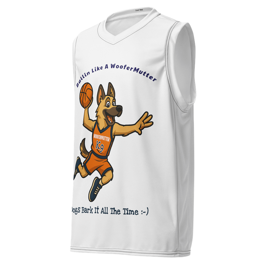 German Shepard Unisex Basketball Jersey product image (3)