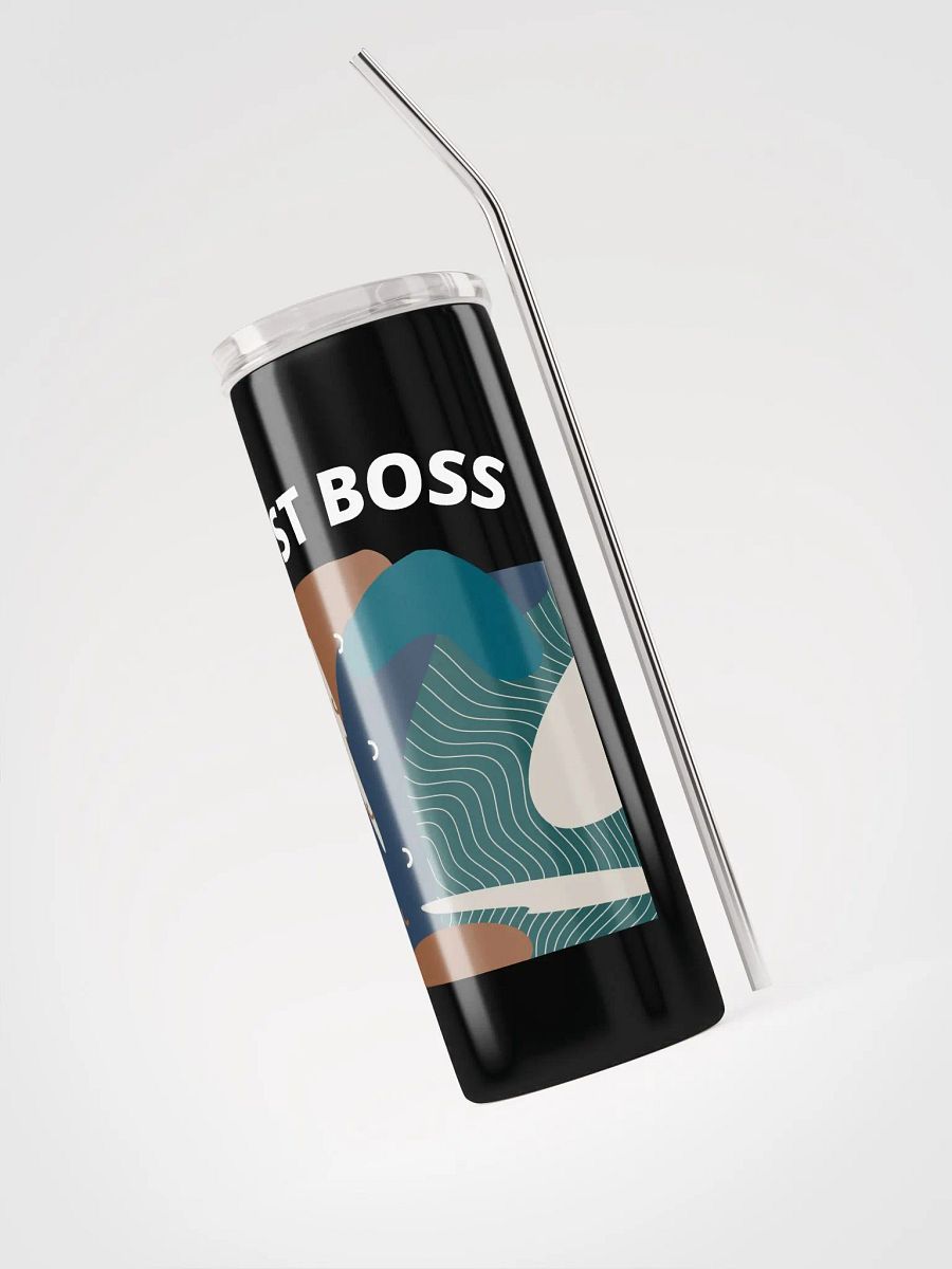 Eco-Friendly Stainless Steel Tumbler with Reusable Straw product image (3)