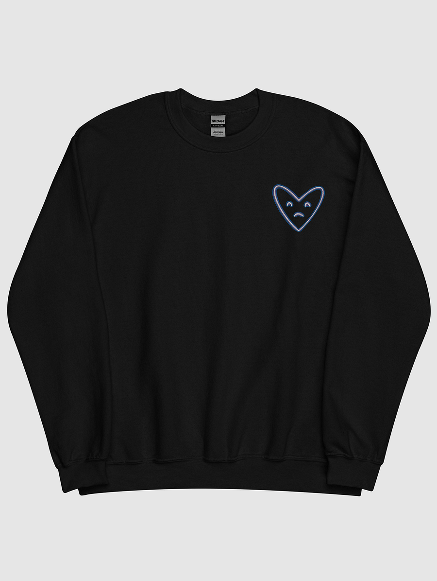 [Luna] Unisex Sweatshirt sad heart product image (1)