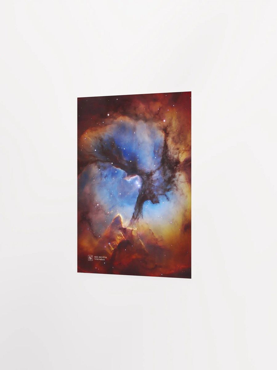 Trifid Nebula M20, NGC 6514, NASA Hubble Space Telescope — Hi-Res Space poster, science poster, space photo product image (8)
