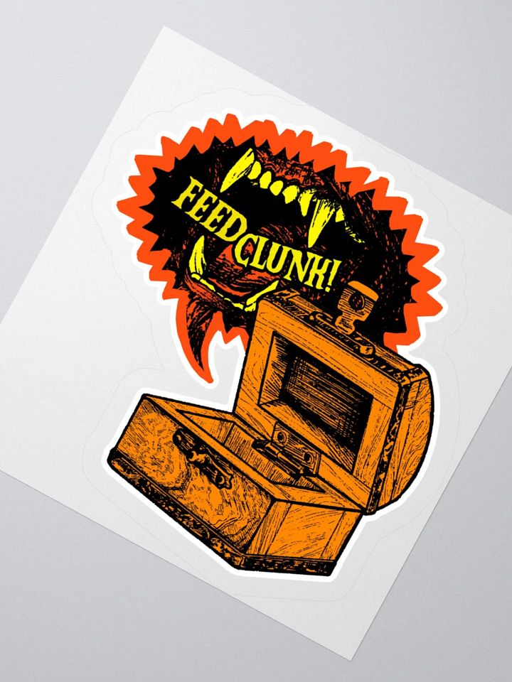 FEED CLUNK Sticker product image (1)