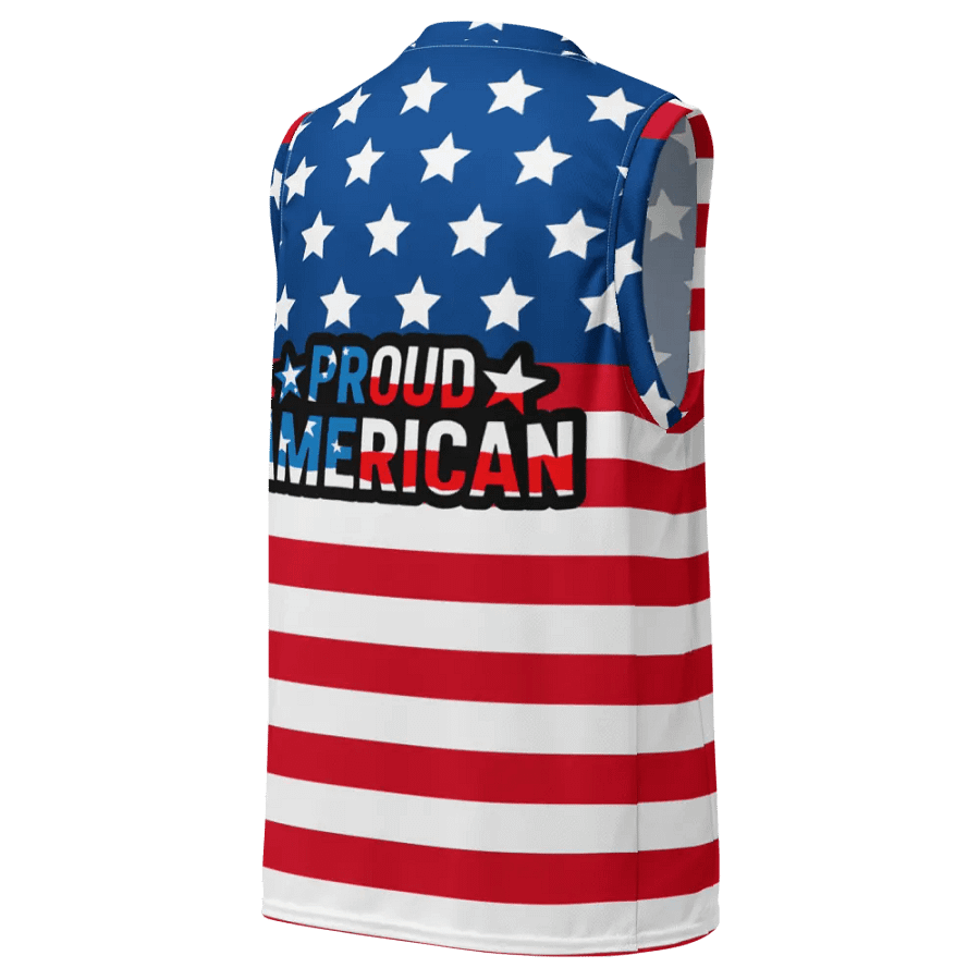 Basketball Jersey: Proud American product image (4)