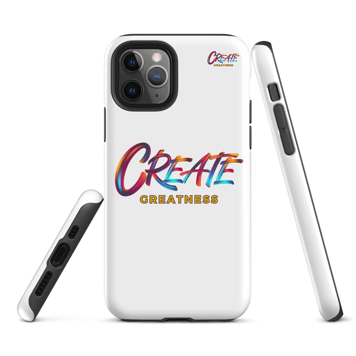 Create Greatness iPhone® Tough Case product image (3)