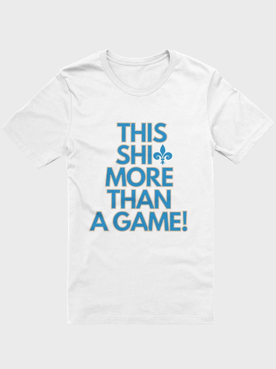 This Shit More Than A Game Shirt (White and Blue) product image (1)