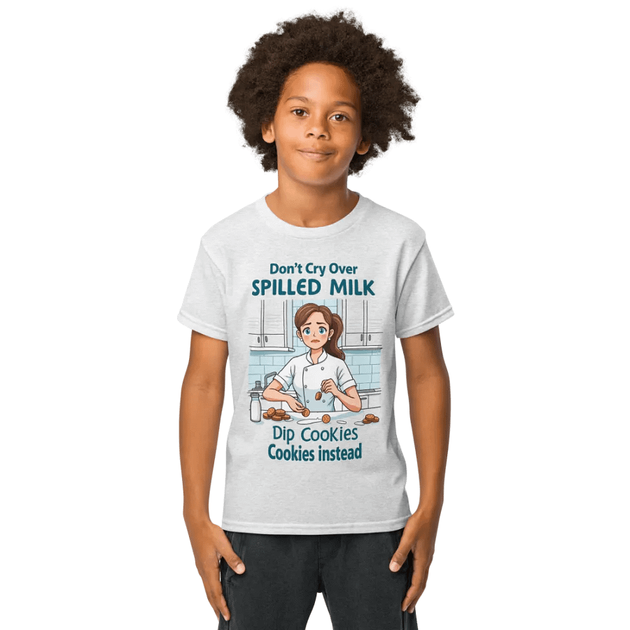Don't Cry Over Spilled Milk Youth Tee product image (9)