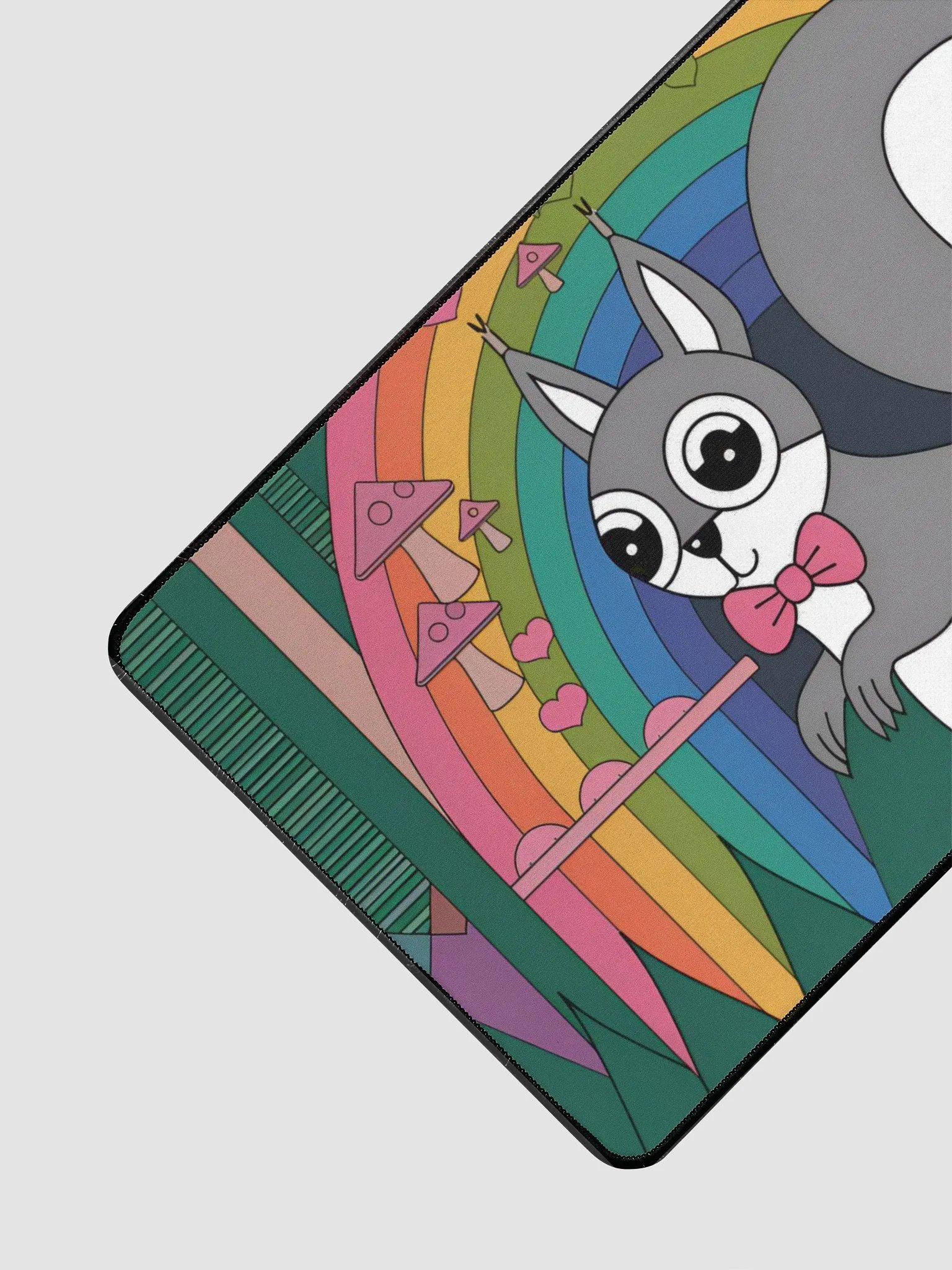 Desk Mat: Avant garde Pooky Bold, stylized and funky, retro and super colorful. psychedelic product image (3)