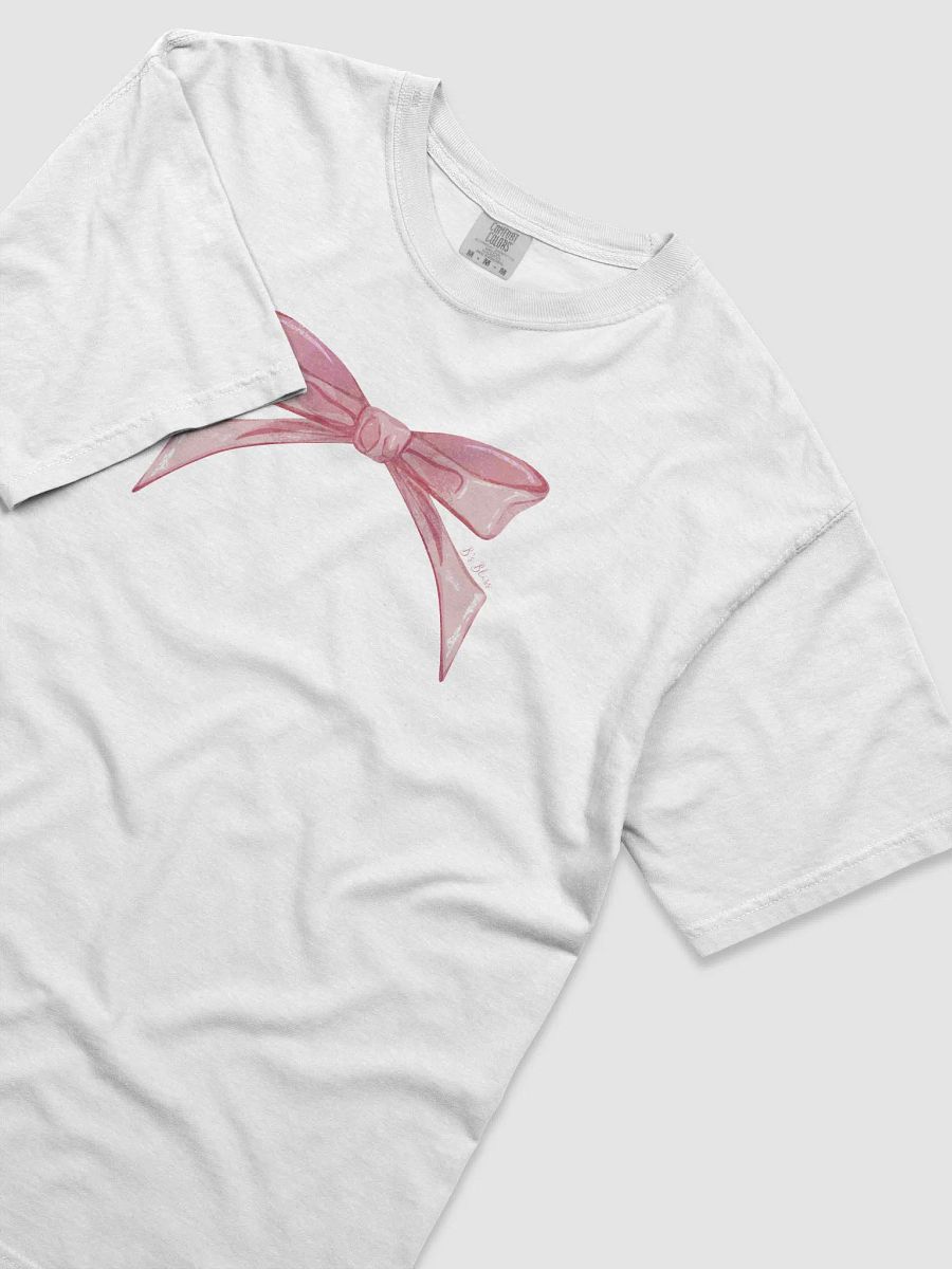 Comfort Colors Pink Coquette Bow Shirt product image (3)
