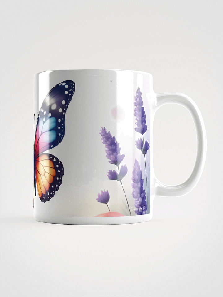 Mug Blanc - Papillon - Grâce d'azur - Idée Cadeau Originale product image (1)