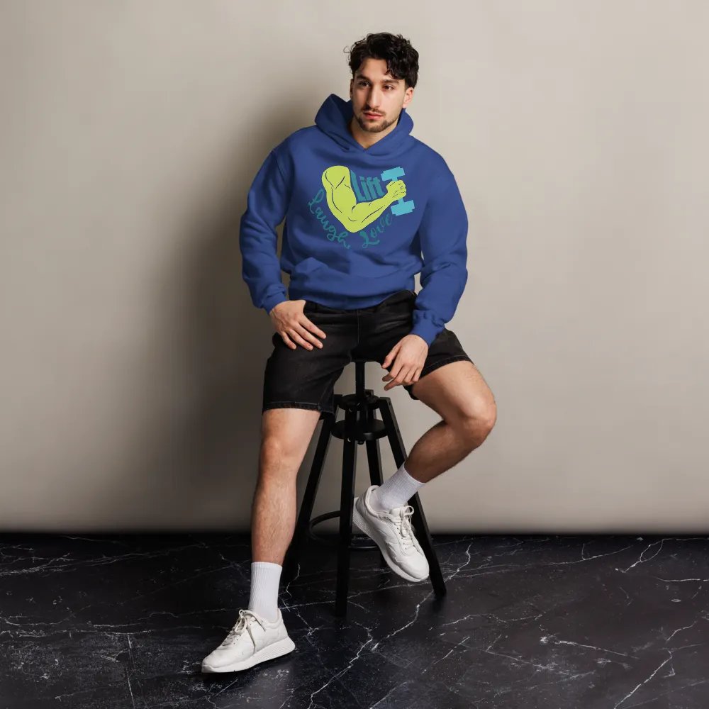 Lift Laugh Love Colorful Flex Pump Cover Hoodie product image (5)
