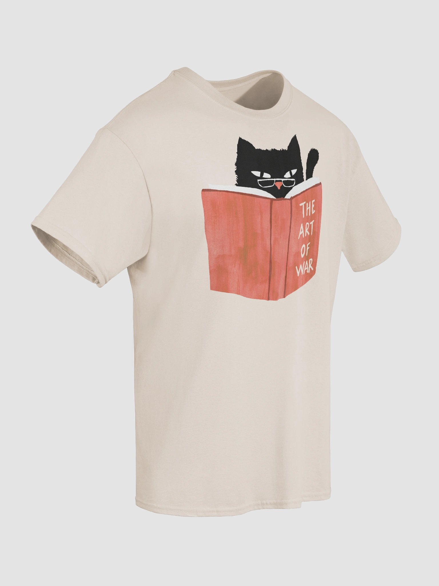 Diabolic cat graphic t-shirt product image (92)