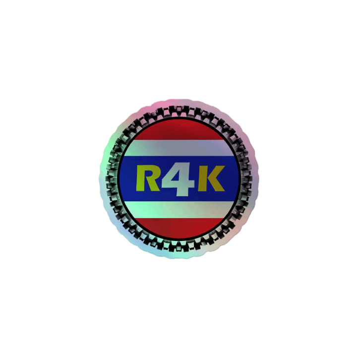 R4K Holographic Sticker product image (1)