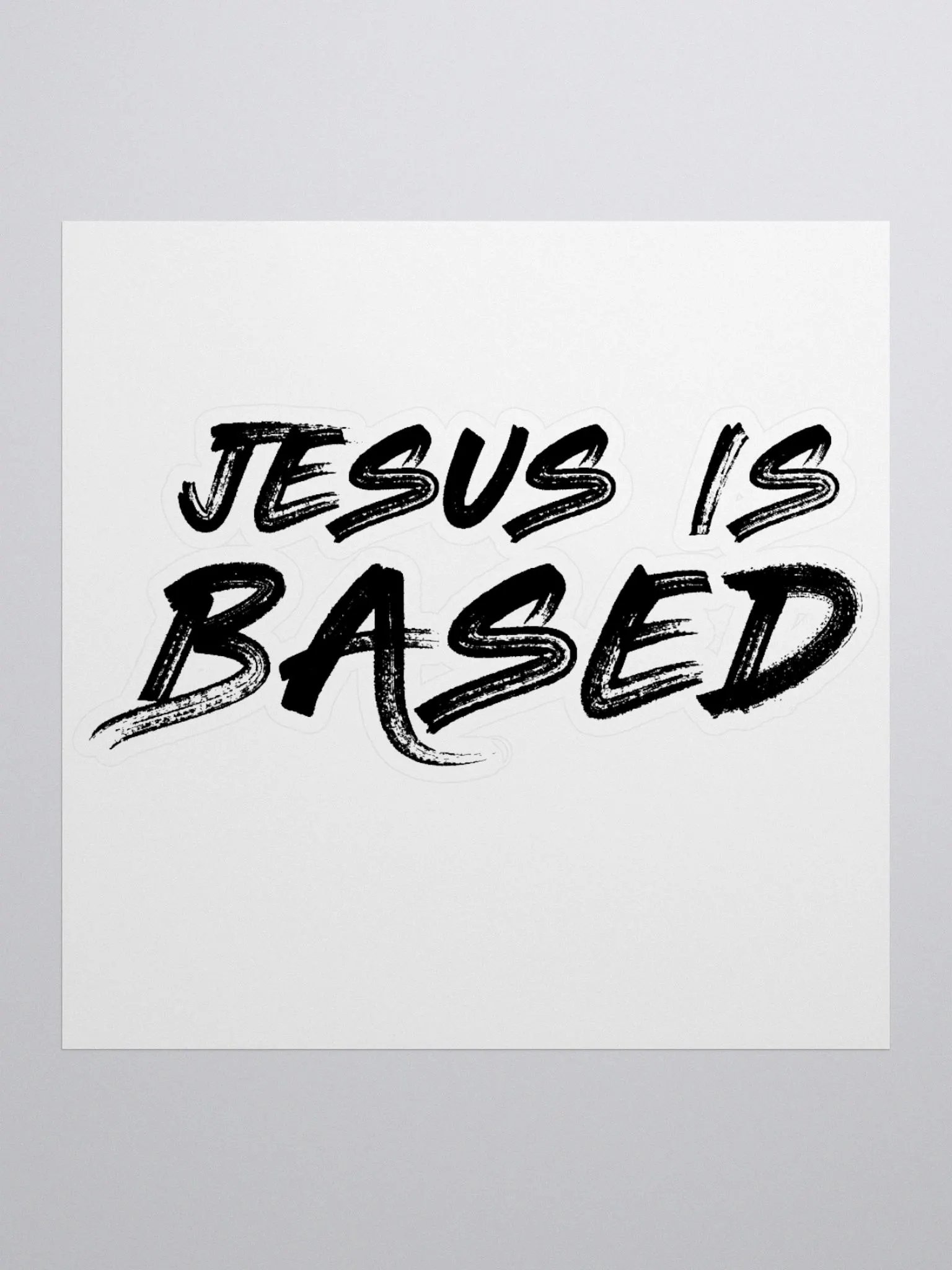 Jesus is Based (Black) product image (2)