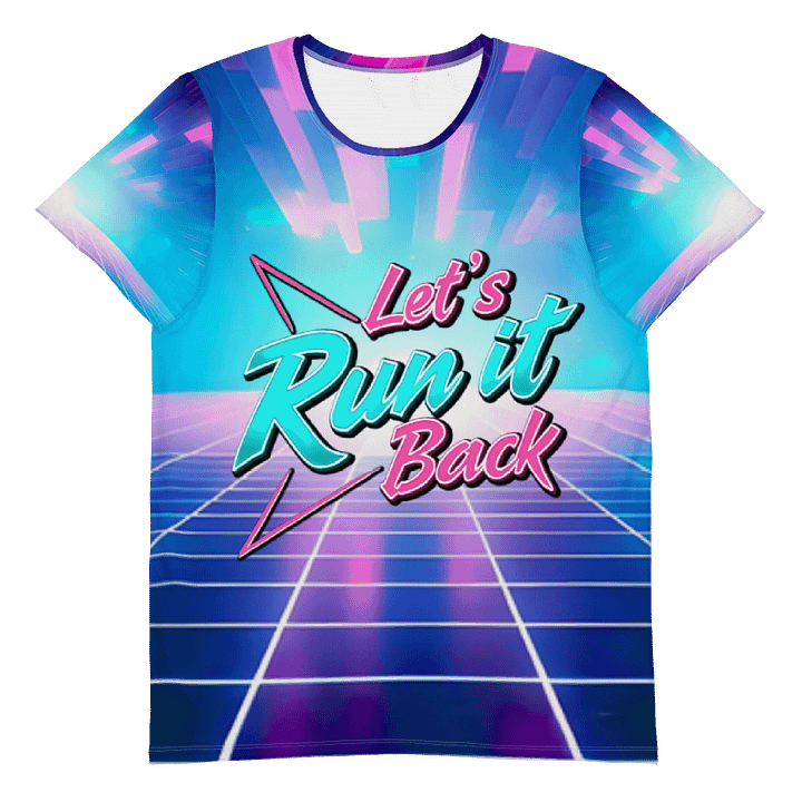 Revitalize Retro Vibes All-Over Print Tee product image (1)