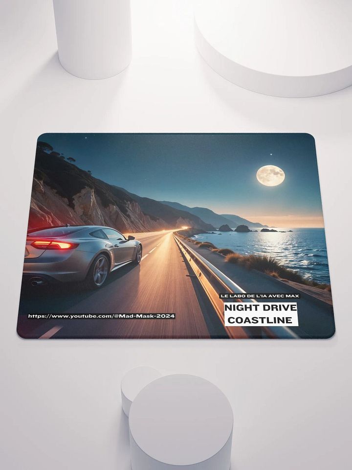 Mouse Pad Gaming Night Drive Coastline product image (1)