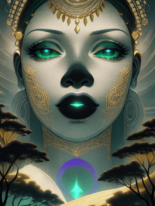 Grace and Strength The Beauty of African Women in Art - Celestial Goddess product image (4)
