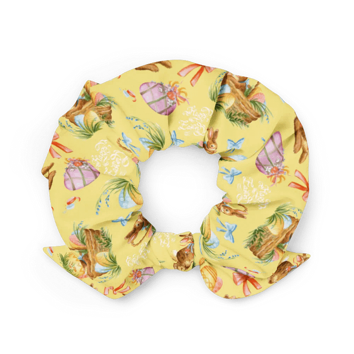 Easter Bunny Yellow Scrunchie product image (2)