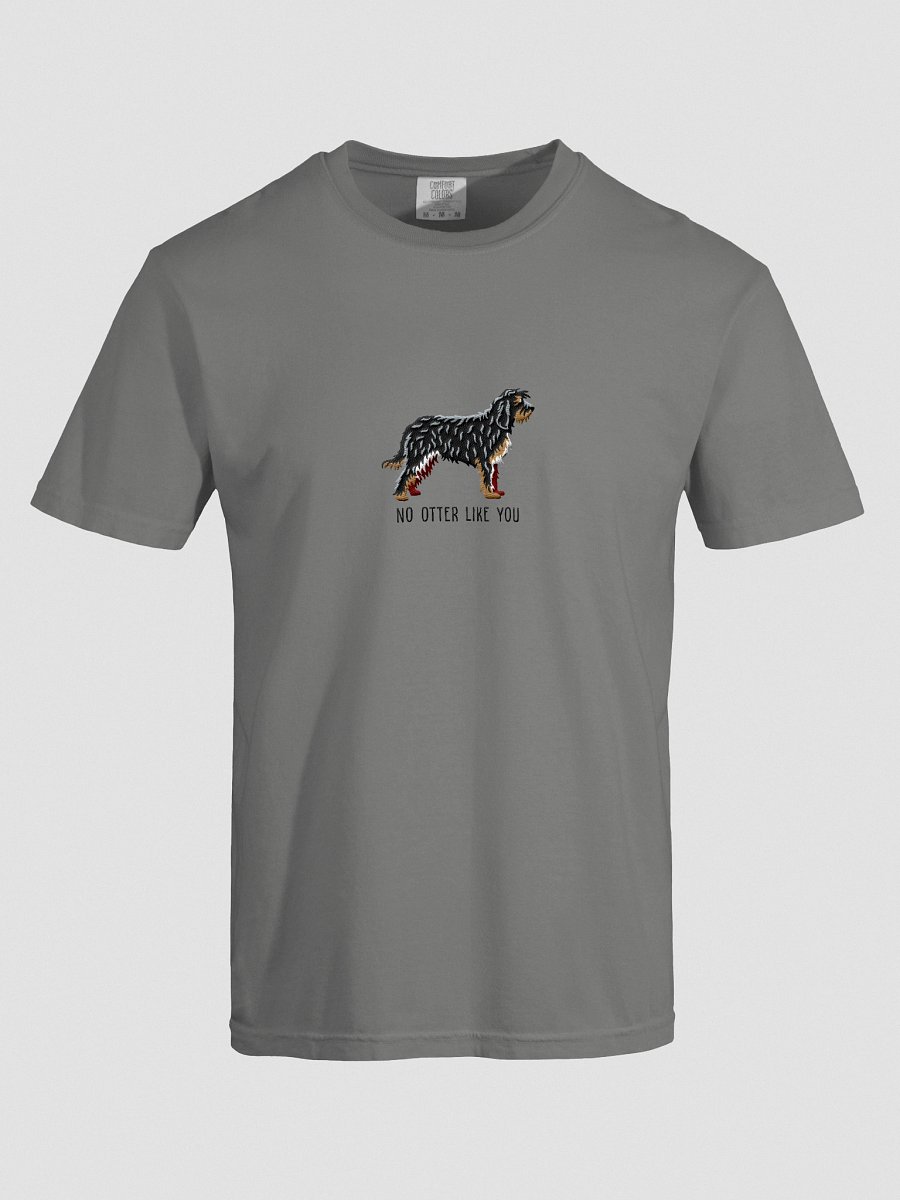 No Otter Like You T-Shirt(Embroidered) of an Otterhound(Black & Tan) product image (39)
