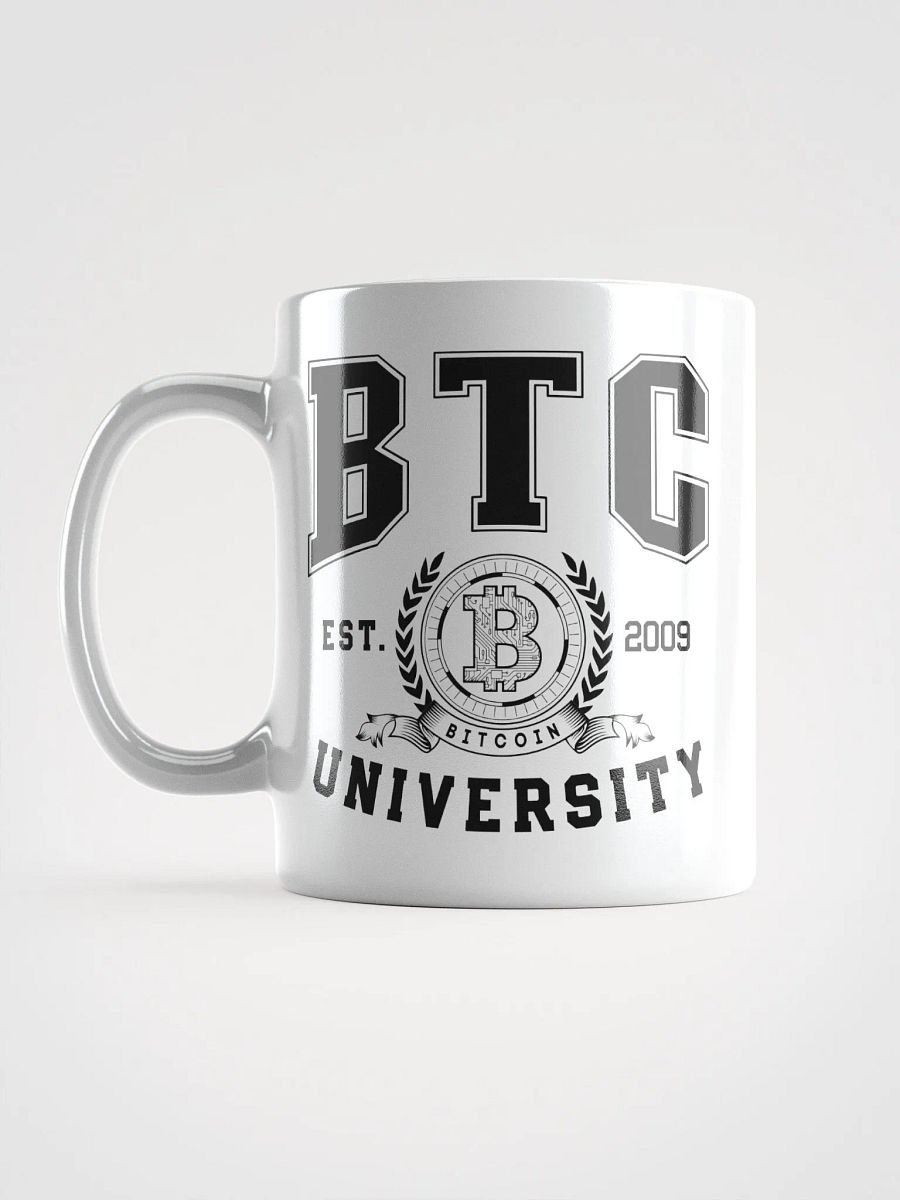 Bitcoin BTC University College Crypto Currency Blockchain Mug product image (11)