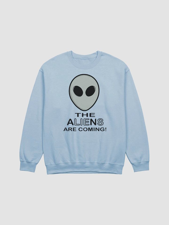 The Aliens Are Coming! - Gildan Classic Crewneck Sweatshirt product image (2)