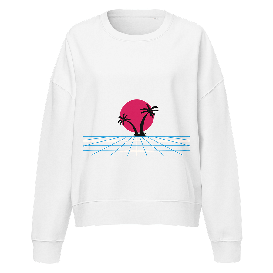Retro Sunset Organic Sweatshirt product image (1)