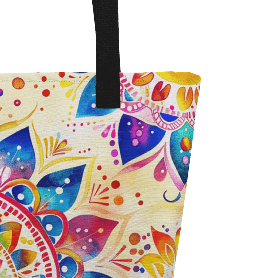 Mandala Mosaic Polyester Tote Bag product image (3)