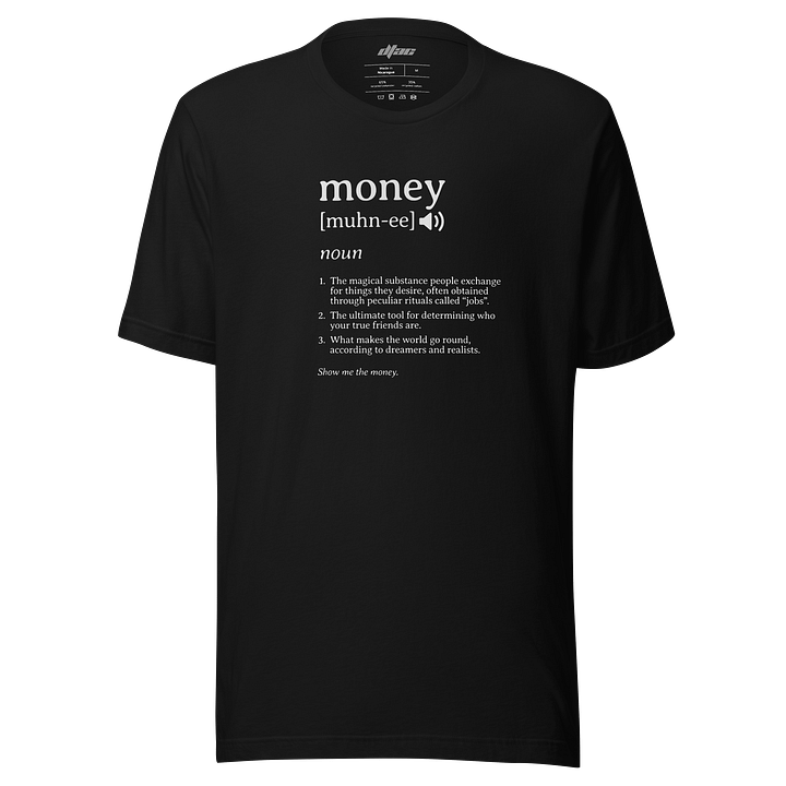 Money Talk Unisex Eco T-Shirt product image (1)