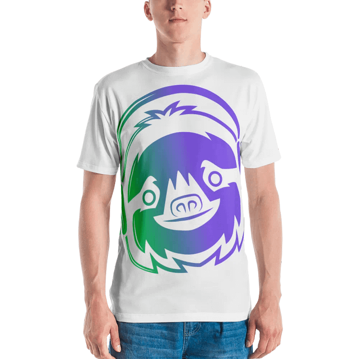 big sloth logo t shirt product image (2)