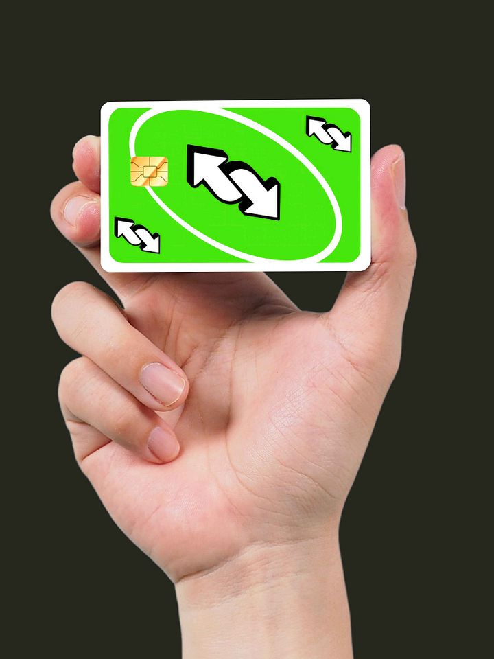 Uno Reverse Card Green (Holographic) product image (2)