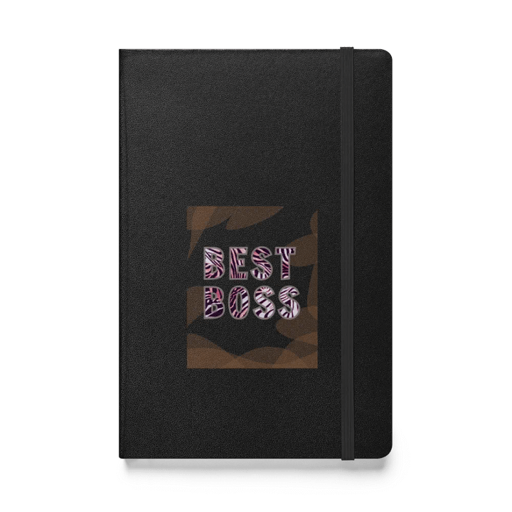 Zebra-Striped Best Boss Journal Book gift for staff colleague friends product image (1)