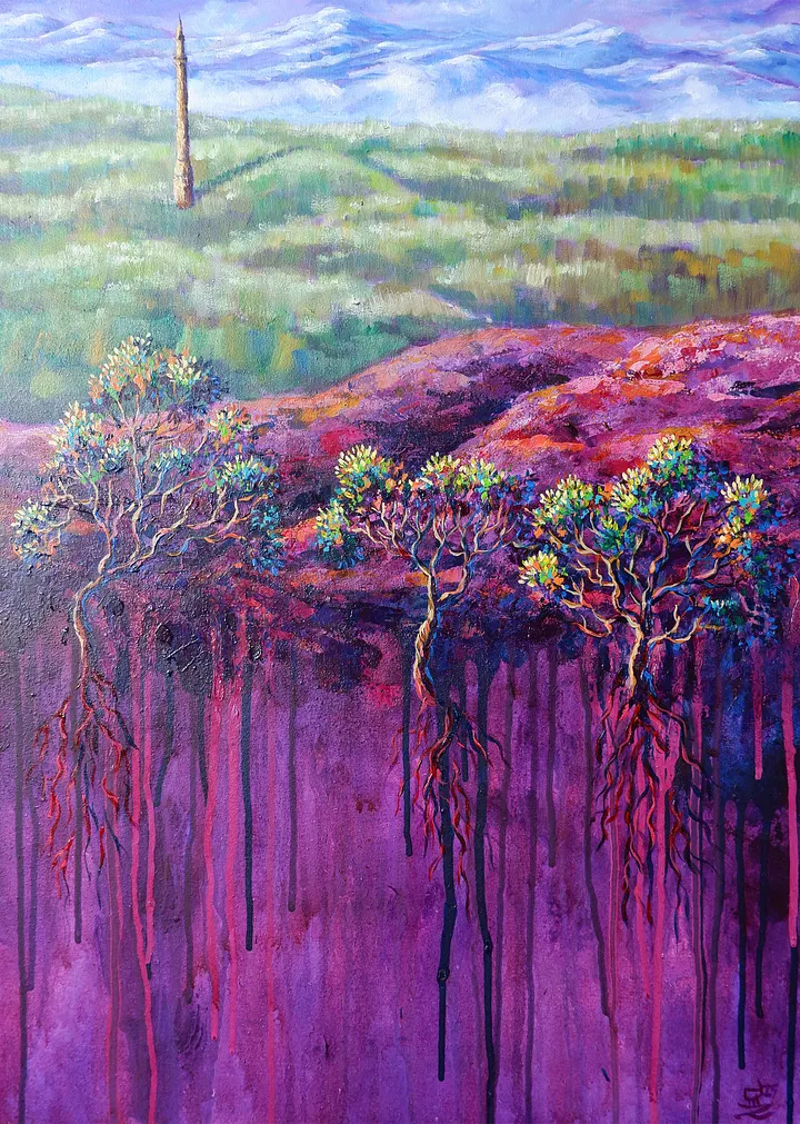 "Menara Paling Utara" Painting by Deni Je product image (1)