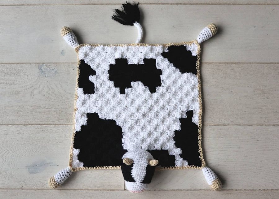 Bessie The Cow Lovey - Crochet Pattern product image (4)