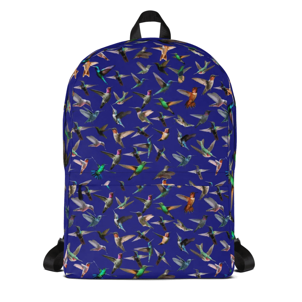 Navy Hummingbird Haven Backpack for birders friends product image (9)
